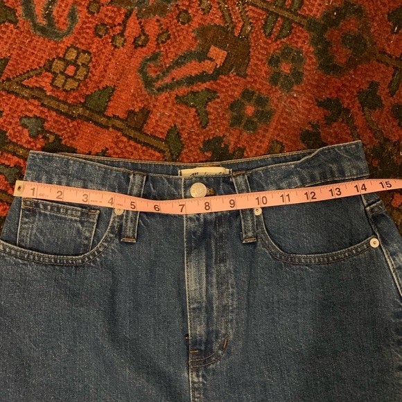 Madewell Rigid A-line Denim Skirt: Pieced Edition - Picture 7 of 7